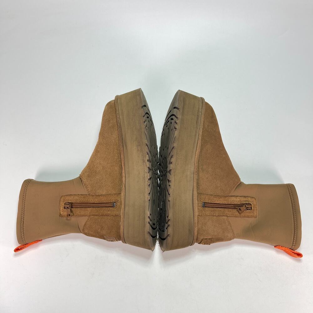 UGG Classic Dipper Chestnut Suede Neoprene Platform Boots 1144031 Women's Size 8 - Picture 4 of 7